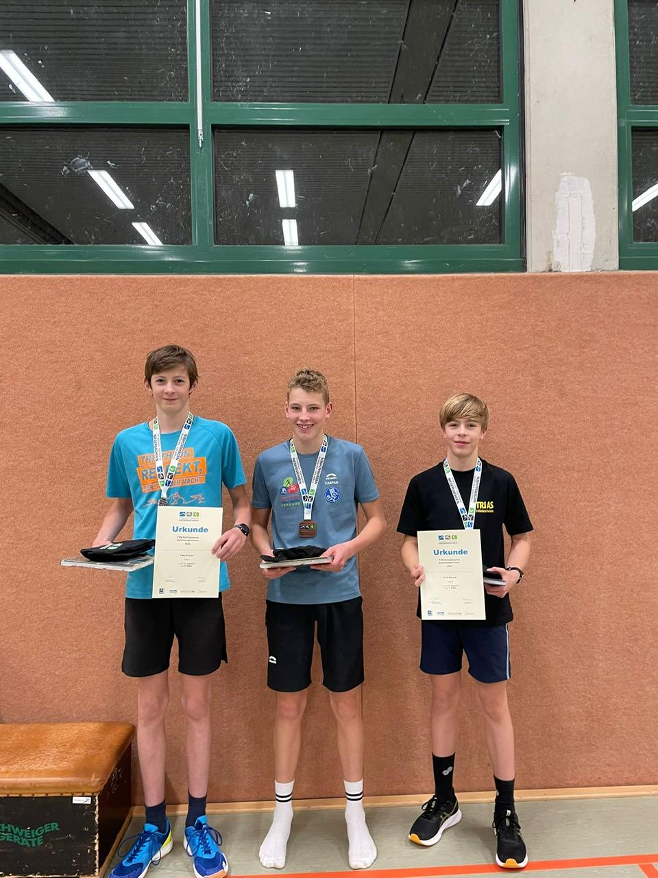 Siegerehrung Schülerserie 25
