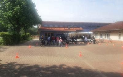 Fahrrad-Projekttag an der Grundschule Dürerring